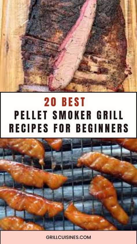 Discover 20 Easy Pellet Smoker Grill Recipes perfect for beginner cooks! These simple and delicious recipes will help you master your pellet smoker and impress your friends and family. From savory meats to tasty sides, these recipes are designed to be easy to follow and full of flavor. Get grilling today! #PelletSmoker #GrillRecipes #BeginnerCooks #EasyGrilling #SmokerRecipes #BBQ Smoker Tube Recipes, Smoker Recipes For Beginners, Quick And Easy Smoker Recipes, Smoker Grill Recipes Wood Pellets, Simple Smoker Recipes, Z Grill Smoker Recipes, Recteq Pellet Grill Recipes, Beginner Smoker Recipes, Pitboss Pellet Grill Recipes