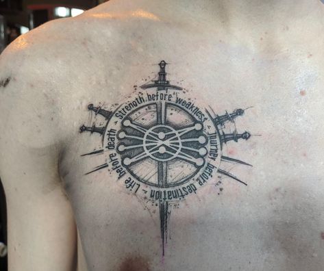 Knights Radiant Tattoo, Knights Of The Round Table Tattoo, Stormlight Archive Tattoo Ideas, Czech Republic Tattoo, Czech Symbols, Stormlight Tattoo, Stormlight Archive Tattoo, Cosmere Tattoo, Mistborn Tattoo