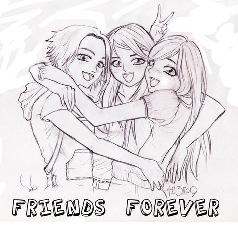 friends forever :) Friendship Sketches, Easy Heart Drawings, Friends Forever Pictures, Best Friend Hug, Hugging Drawing, Book Website, Friendship Art, Friends Sketch, Friends Hugging