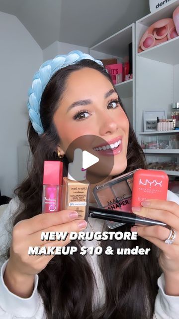 Vianney Strick on Instagram: "✨GRWM NEW DRUGSTORE MAKEUP✨ ​Makeup under ten dollars👏🏼 Get ready with me with all new drugstore makeup! I didn't even do this in purpose but all of these makeup products are $10 or under! These are drugstore and affordable makeup products that I've been testing out and I have been loving. They all wear beautifully throughout the day and worth every penny. I love my high end makeup just like everyone else but there's also so many gems at the drugstore. If you want to see a high end version of this video, check 2 videos back☺️ ​💓elf cosmetics brow lamination gel $8USD @elfcosmetics  ​💓wet n wild bare focus Niacinamide skin tint $8USD (medium beige) @wetnwildbeauty  ​💓Catrice magic shaper face cream palette $8USD @catrice.us @catrice.cosmetics  ​💓NYX profe Nyx Makeup Products, Drugstore Contour, Drugstore Makeup Routine, Drugstore Makeup Must Haves, High End Makeup Products, Elf Brow, Catrice Makeup, Affordable Makeup Products, Cream Palette