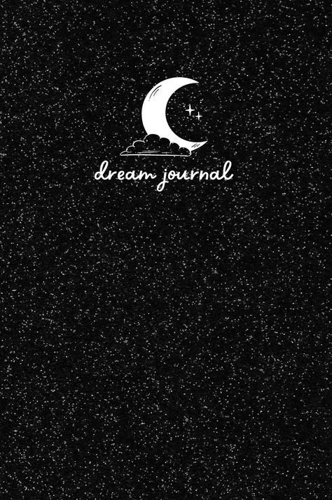 Nightly Journal, Book Cover Design Template, Dream Diary, Moon Journal, Diary Covers, Notebook Cover Design, Dream Symbols, Dream Book, Dream Journal