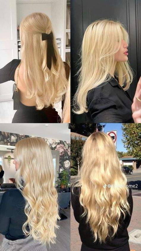 #fashion #hair #blondebalayage #blondehairstyles #blondehaircolor #haircut #haircolor #haircare #longhair #hairgoals #goals #longblondehair Butter Blonde Hair, Butter Blonde, Perfect Blonde Hair, Hair Dye Brush, Summer Blonde Hair, Golden Blonde Hair, Long Blond, Gold Blonde, Dyed Hair Inspiration