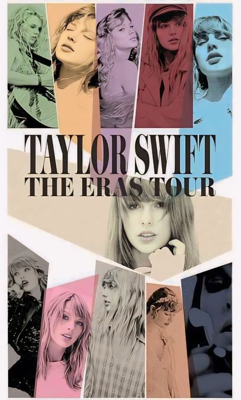 New Eras Tour Poster, Taylor Swift Ttpd Eras Tour Poster, Taylor Swift Ttpd Eras Tour, The Eras Tour Poster, Eras Tour Poster, Taylor Swift Images, Diy Outfits, Different Photos, Swift Wallpaper