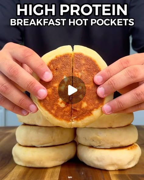 Breakfast Burritos High Protein, Breakfast Mcmuffins, Breakfast Hot Pockets, Chicken Tikka Marinade, Meal Prep Macros, Hot Pocket Recipes, Bacon Turkey, Self Raising Flour, Low Calorie Breakfast