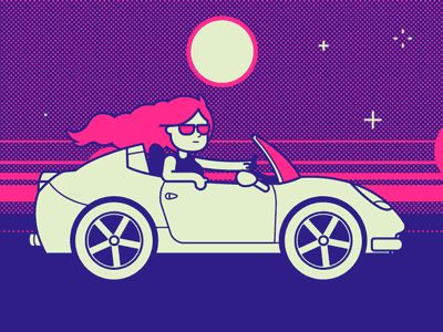 I made a little animated gif(t) for a friend to congratulate her on obtaining her driving license ;) Car Animation Gif, Driving Animation, Car Gif, 2d Character Animation, Car Animation, Buying A Car, Sandakan, Buy A Car, Advertising Gifts