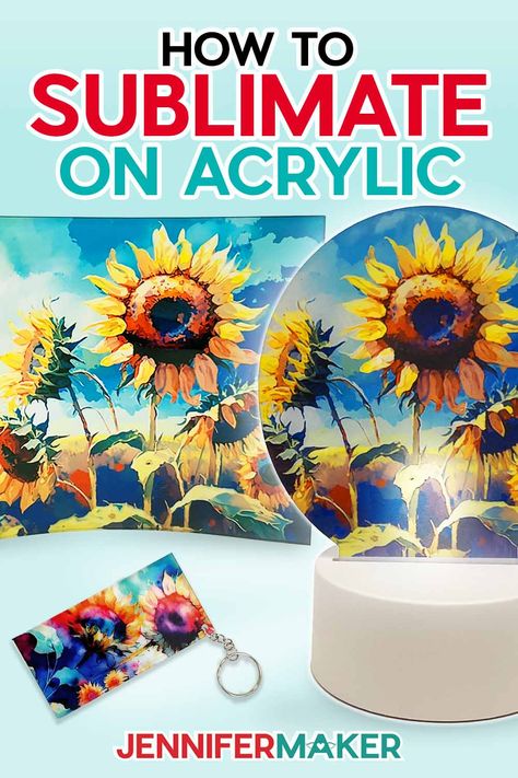 Sublimating On Acrylic, Diy Sublimation Ideas, How To Sublimate On Acrylic, Sublimation On Metal, How To Do Sublimation, Sublimation Project Ideas, How To Sublimate, How To Make Sublimation Designs, Sublimination Project Ideas