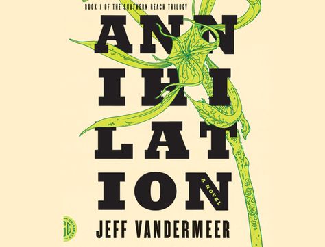 Annihilation is my go-to rebuttal for every utterance of the maxim “Don’t judge a book by its cover.” Please judge this one: Jeff VanderMeer’s novel and the physical volume containing it are just gorgeous. I first caught sight of it amidst a pile of other new releases when it debuted, and I was immediately drawn to its aesthetic. From the gilding of the cover to the stylized scientific illustrations inside and out, this cover is both physically beautiful and just slightly disturbing form to m... Southern Reach Trilogy, Southern Reach, Jeff Vandermeer, Short Novels, Science Fiction Books, Sci Fi Books, A Novel, Fiction Books, The Guardian