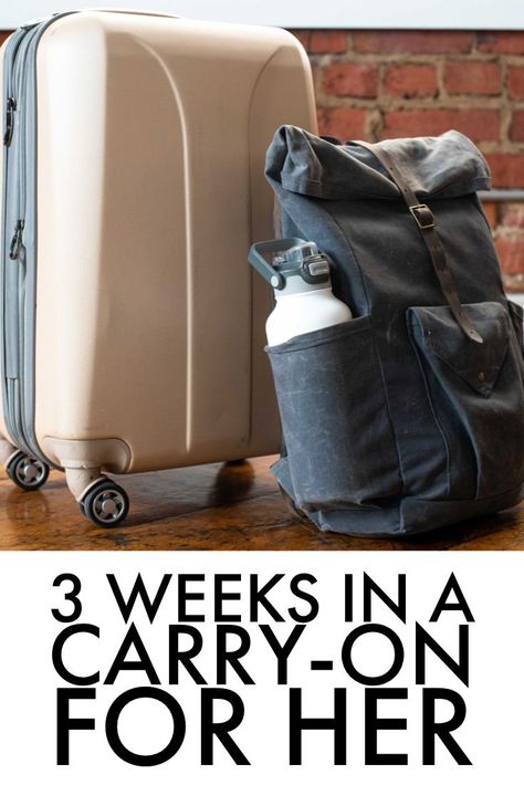 Carryon Packing, Cute Backpacks For Traveling, Travel Light Packing, Best Carry On Bag, One Suitcase, Carryon Bag, Best Carry On Luggage, Packing For Europe, Carry On Packing