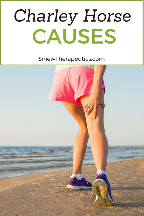 A blow to the thigh area that crushes the quadriceps against underlying bone is a common cause. Learn more about a Charley Horse at SinewTherapeutics.com Charlie Horse, Hamstring Muscles, Horse Information, Knee Pain Exercises, Tight Hamstrings, Muscular Strength, Shiatsu Massage, Strength Conditioning, Leg Muscles