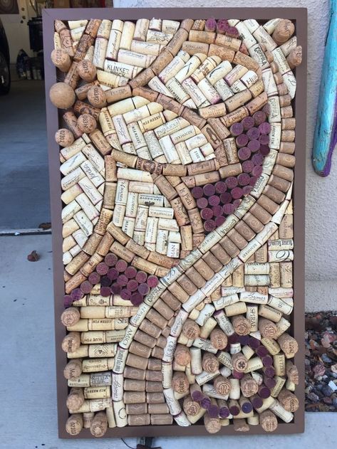 Wine Cork Diy Projects, Cork Diy Projects, Cork Design, Diy Cork, Wine Cork Diy Crafts, Wine Cork Projects, Cork Crafts Diy, Wine Cork Diy, Wine Cork Art