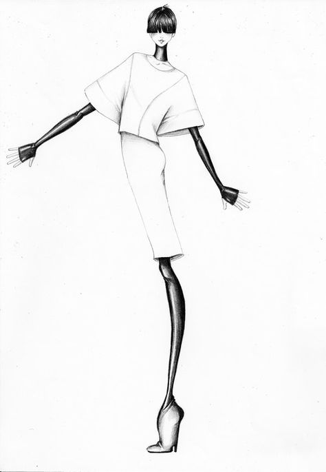 Browsing deviantART Fashion Drawings, Stylized Croquis Illustrations, Saint Laurent Outfit, Illustration Poses, Fashion Illustration Poses, Fashion Illustration Collage, Fashion Figure, Fashion Illustrations Techniques, Fashion Sketches Dresses