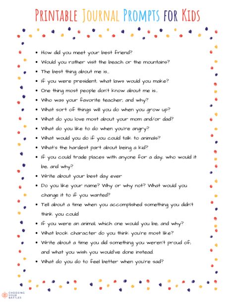 My kid doesn’t like expressing himself outloud, so these free printable journal prompts are a lifesaver. These questions are almost as good as therapy! And he choose to write on a daily or weekly basis! #emotionalintelligence #journaling Free Printable Journal, Journal Prompts For Kids, Journal Topics, Summer Journal, Journal Questions, Journal For Kids, Homeschool Writing, Summer Writing, Daily Writing Prompts