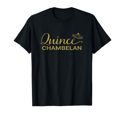 PRICES MAY VARY. Quince Chambelan Quinceanera T Shirts. A beautiful quinceanera t shirt, featuring a simple chic calligraphy design, perfect to wear while you are getting ready for the quince party. Check our brand for more lovely quinceanera designs. Hermosa playera de quince anos, perfecta para lucirla antes de la fiesta, mientras te estas preparando para el quince. Visita nuestra marca para ver mas playeras de quinceanera. Lightweight, Classic fit, Double-needle sleeve and bottom hem Quince Shirts Ideas, Quince Shirts, Quince Party, Ready For, Shirts Ideas, To Wear, Calligraphy Design, You Are, Simple Chic