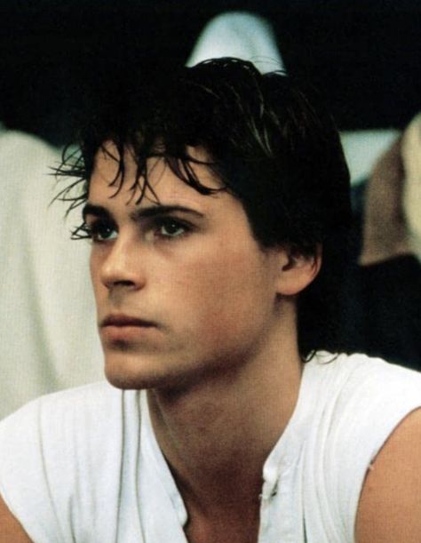 Rob Lowe - Youngblood (1986) Rob Lowe St Elmo’s Fire, Robe Lowe 80s, Rob Lowe Youngblood, Rob Lowe Now, Dean Youngblood Rob Lowe, Young Rob Lowe, 90s Boys, Rob Lowe Movies, Rob Lowe Outsiders