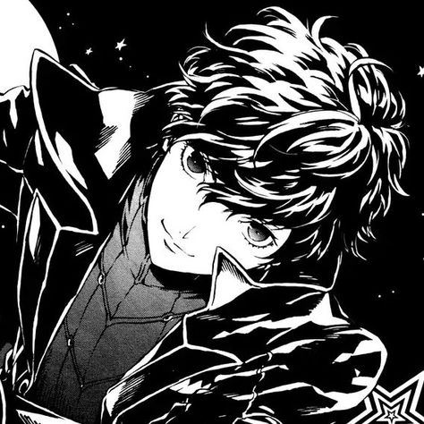 Ren Amamiya, Akira Kurusu, Persona 5, Anime Character, Image Search, Persona, Black And White, Hair, Anime