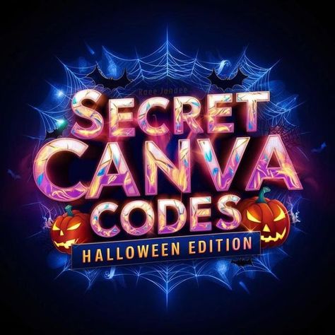 Canva Codes, Halloween Is Coming, Canva Tutorial, Halloween Themes, Coding, Halloween, Canvas