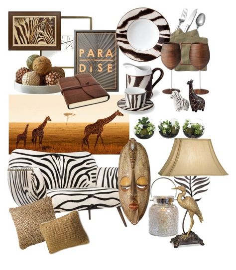 "Safari Chic Bungalow" by kazami11 ❤ liked on Polyvore featuring interior, interiors, interior design, home, home decor, interior decorating, Emporium Home, Lands' End, Hampton Forge and Ralph Lauren Safari Interior Design, Safari Chic, African Home Decor, Women Design, Chic Interior, Decor Home Living Room, Lands End, Home Living Room, Design Home