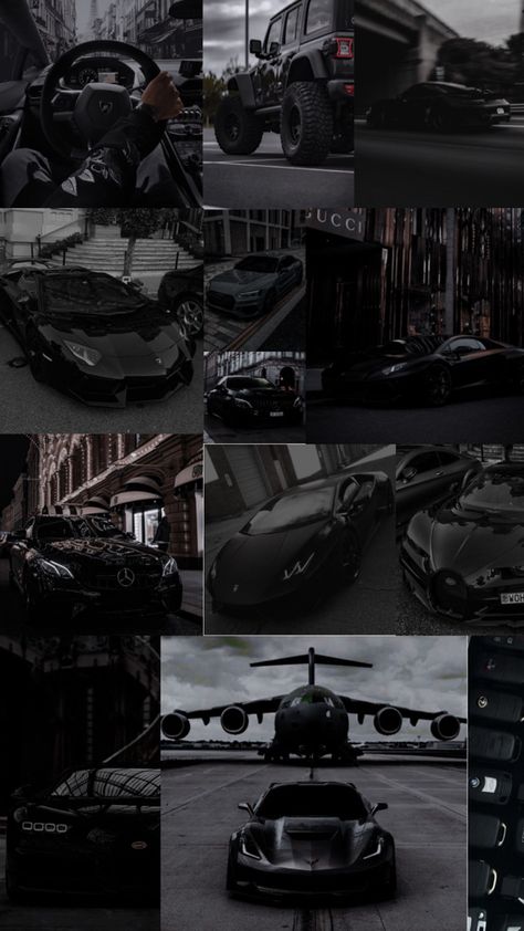 Black Aesthetic Car Wallpaper, Dark Car Wallpaper Iphone, Black Luxury Aesthetic Wallpaper, Black Aesthetic Collage Wallpaper, Black Cars Aesthetic, Cars Dark Aesthetic, Dark Edgy Wallpaper, Car Aesthetic Wallpaper, Black Car Wallpaper