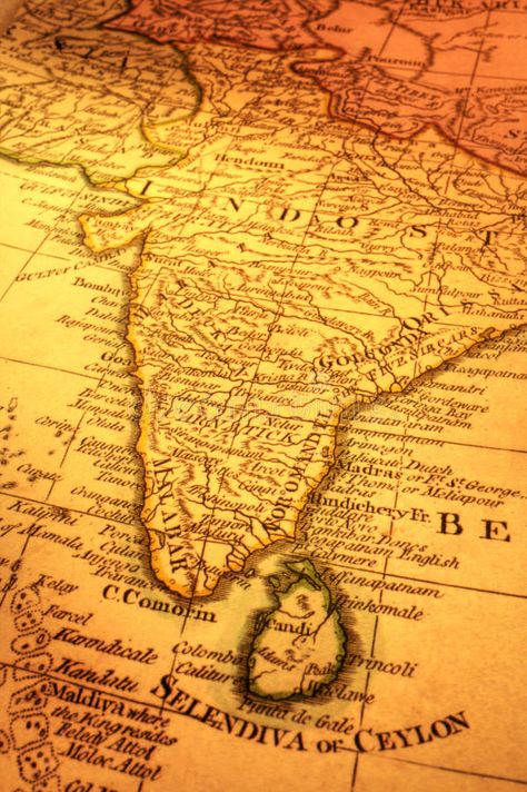 Ancient India Map, Map Of India, Maps Aesthetic, Ancient Map, Tea History, Ceylon Tea, India Map, History Of India, Vintage India