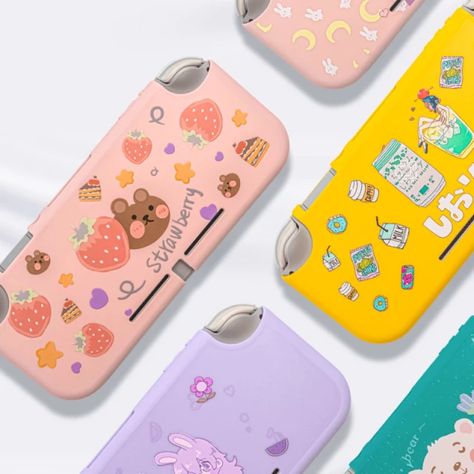 Kawaii Switch, Nintendo Switch Case, Kawaii Phone, Nintendo Switch Lite, Body Drawing Tutorial, Kawaii Phone Case, Switch Lite, Kawaii Cartoon, Body Drawing