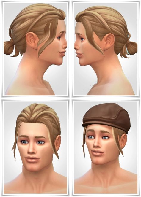 Man Ponytail, Sims 4 Update, Man Bun, Sims 4 Cas, Sims 4 Game, Ts4 Cc, Sims Mods, Sims 4 Cc, Maxis Match