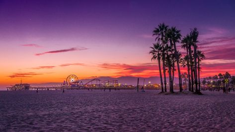 California Beach Wallpapers | PixelsTalk.Net Disneyland America, Pier Santa Monica, Los Angeles Beach, Strand Wallpaper, Los Angeles Sunset, Sunset Iphone Wallpaper, Los Angeles Wallpaper, Venice Beach Los Angeles, California Wallpaper