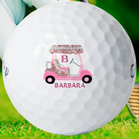 ***GIRLS JUST WANNA HAVE FUN*** GOLF BALL | Zazzle Disney Golf, Golf Ball Gift, Golf Accessories Ladies, Chic Invitation, Personalized Golf, Unique Gifts For Women, Pink Birthday, Ball Markers, Golf Gifts