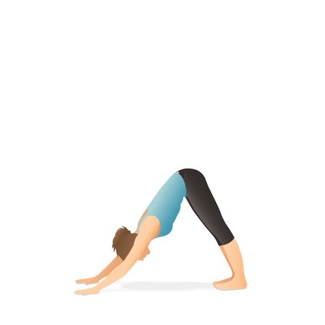 Puppy Pose Yoga, Workout Art, Downward Dog Yoga, Yoga Cartoon, Downward Dog Pose, Upward Dog, Morning Yoga Routine, Upward Facing Dog, Yoga Illustration