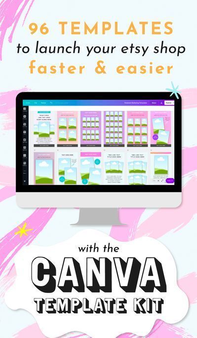 Etsy Page Design, Etsy Planner Printables, Canva Printables, Etsy Templates, Planners Printables, Printables Planner, Design Learning, Canva Tutorials, Etsy Planner