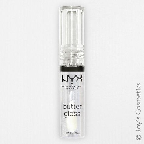 Lipgloss Nyx Butter Gloss, Nyx Clear Butter Gloss, Lip Gloss Nyx Butter, Nyx Clear Lip Gloss, Nix Butter Gloss, Nyc Butter Gloss, Clear Glossy Lips, Nyx Lip Butter, Lip Gloss Brands