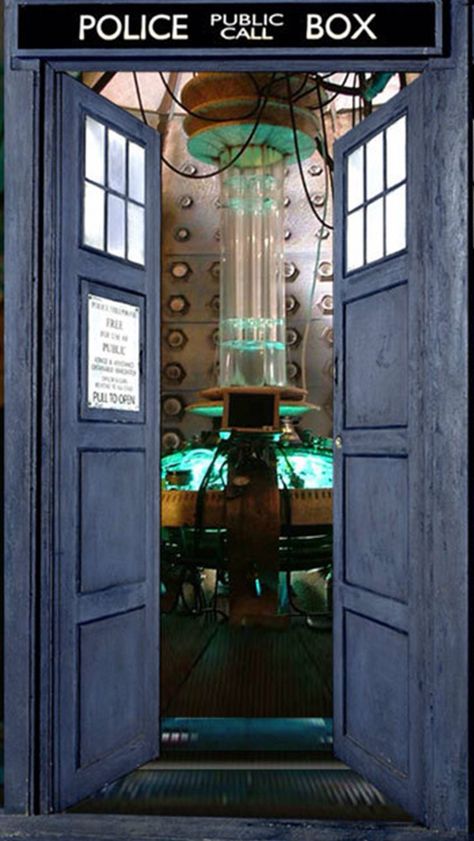 TARDIS wallpaper - This is on my phone! Inside The Tardis, Dr Who Wallpaper, Tardis Wallpaper, Tardis Door, 14th Doctor, Doctor Who Wallpaper, Doctor Who Fan Art, Doctor Who Quotes, Mad Man