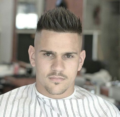 Faux Hawk Men, Fohawk Haircut, Smart Hairstyles, Faux Hawk Hairstyles, Gents Hair Style, Mens Hairstyles Thick Hair, Spiked Hair, Faded Hair, Men Haircut Styles