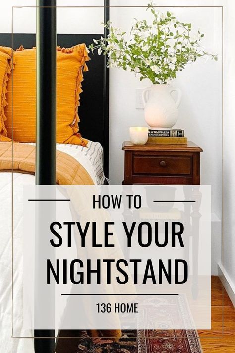 Nightstand Decor No Lamp, Modern Bedroom Design Master Luxury, How To Style Nightstand, How To Decorate Nightstand, Decorate A Nightstand, How To Decorate A Nightstand, Modern Bedroom Design Minimalist, How To Style A Nightstand, Modern Bedroom Design Luxury