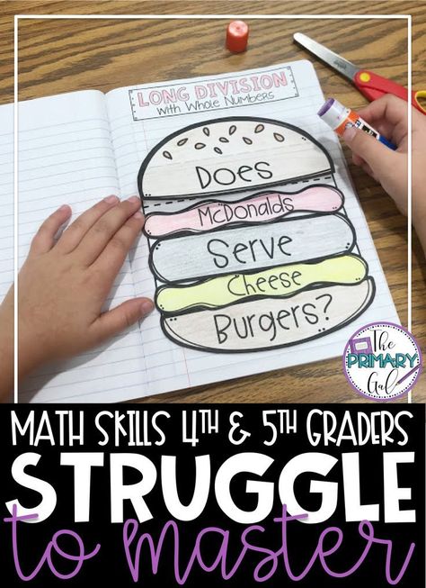 Do your students struggle with math concepts? As a teacher, i often think why am I unable to teach these students division. I had to take a step back and realize I'm not alone, I needed a plan, & a simpler, more fun way to teach these concepts. Subtraction with regrouping, division, fractions, area,& perimeter are the focus of this blog post and the FREEBIE. Teaching with these new ideas will  help relieve stress with you & your students. {freebie, 3rd,4th,5th, math,printable} Division Fractions, Teaching Division, Area Perimeter, Middle School Math Teacher, Math 5, Teaching 5th Grade, Fifth Grade Math, Fourth Grade Math, Math Intervention