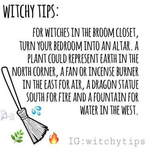 Witchy Tips : Broom Closet Witch Altar Closet Witch Altar, Broom Closet Witch, Closet Witch, Room Altar, Witch Altar, Witch Tips, Witchy Tips, Broom Closet, Wiccan Magic