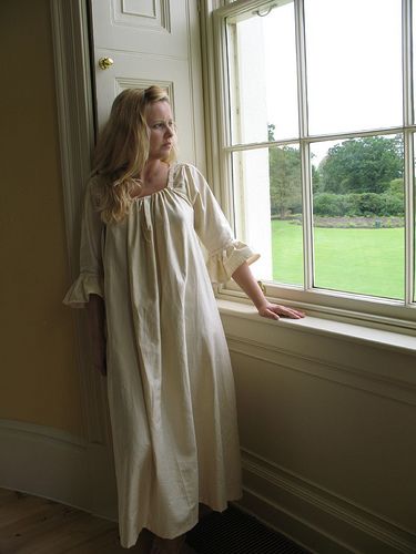 Late 18th Century Chemise/Nightgown- Annabeth’s nightgown Medieval Nightgown, 18th Century Chemise, Gown Aesthetic, Anne Bonny, Sleeping Gown, Victorian Nightgown, Night Gown Dress, Sleeping Dress, Elegant Outfit Classy