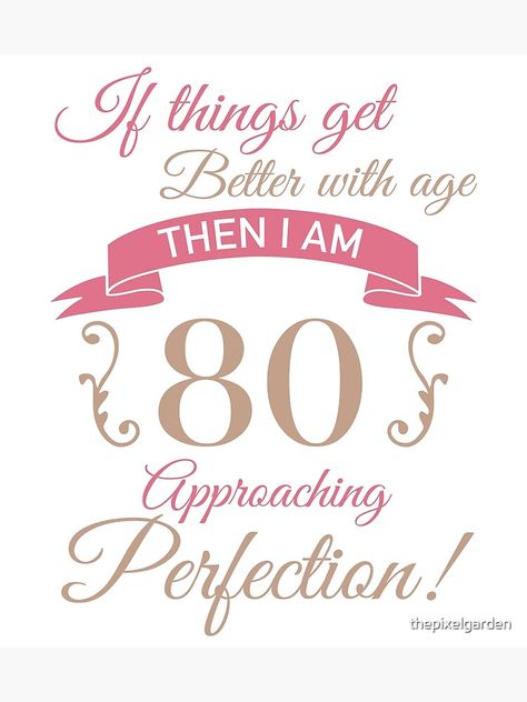 "Fun 80th Birthday Celebration" Greeting Card for Sale by thepixelgarden Happy 80th Birthday, Funny Birthday Gifts, Best Birthday Gifts, 80th Birthday, Greeting Card Design, Birthday Gifts For Women, Birthday Fun, Birthday Humor, Birthday Quotes