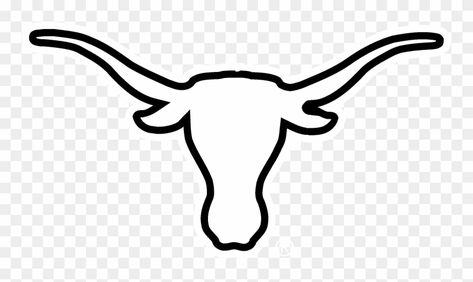 Texas Long Horn Drawing, Small Longhorn Tattoo, Texas Longhorn Tattoo, Longhorn Tattoo, Texas Longhorns Logo, Texas Logo, Texas Outline, Ut Longhorns, Longhorn Steer