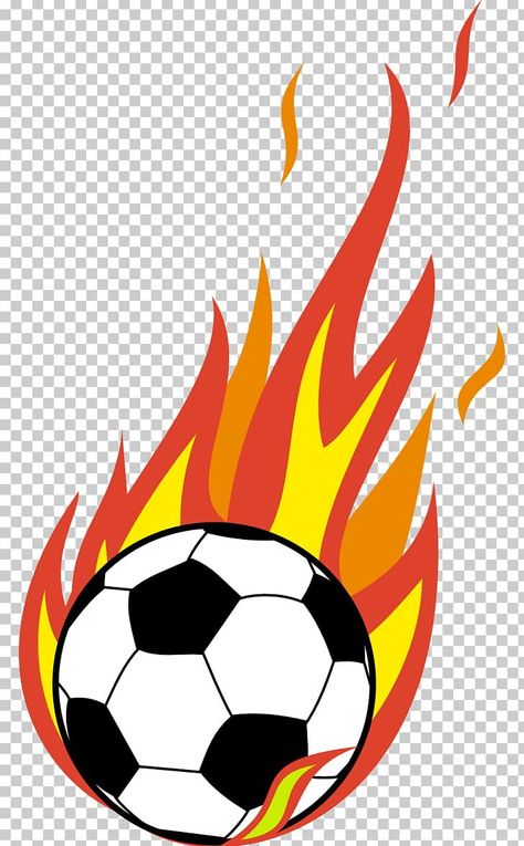 Fire Ball Drawing, Soccer Ball Png, Football Clip Art, Fire Png, Football Clips, Football Tattoo, Football Logo Design, Fruit Art Drawings, Football Drawing