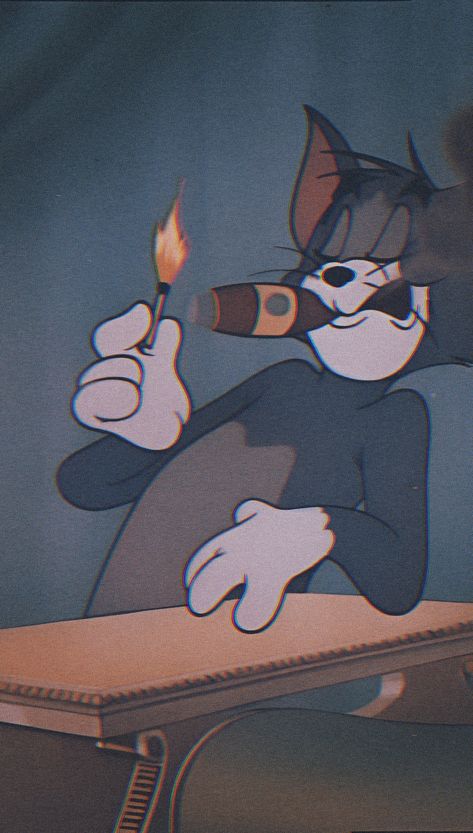 Tom And Jerry Mood Pics, Tom Cat Pfp, Tom Profile Picture, Tom And Jerry Profile Pictures, Mood Dp, Tom Wallpaper, Thug Life Wallpaper, Tom And Jerry Pictures, Tom And Jerry Wallpapers