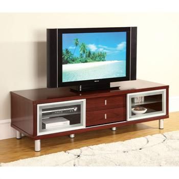 Mahogany Tv Stand, Glass Tv Stand, Home Entertainment Furniture, Modern Tv Cabinet, System Furniture, Tv Cabinet Design, Mall Decor, Entertainment Console, Mahogany Color