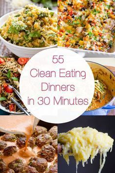 Clean Eating Dinner Recipes, Pasti Sani, Quick Healthy Dinner, Clean Eating Recipes For Dinner, Clean Eating Meal Plan, Easy Clean Eating, Clean Eating Dinner, Healthy Family Meals, Diet Vegetarian