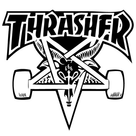 Thrasher SK8 Goat Thrasher Logo, Skate Logo, Thrasher Skate, Goat Logo, Cloth Banners, Skateboard Logo, Bones Brigade, Skate Stickers, Thrasher Magazine