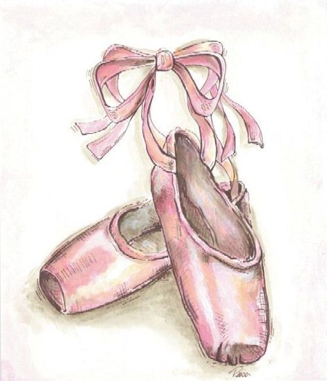 1000+ ideas about Pink Ballet Shoes on Pinterest | Ballet, Pointe ... Ballet Shoes Drawing, Ballet Drawings, Ballerina Drawing, Pink Ballet Shoes, House Cartoon, Dancing Drawings, Ballerina Art, Ballet Art, Sport Art