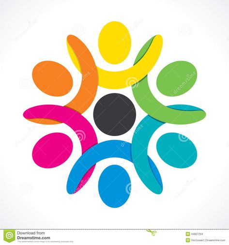 This shows the unity and connections it has to keep it all together. Unity In Art, Person Logo, Unity Drawing, Unity Design, Harmony Design, Harmony Art, Elements And Principles, Logo Gallery, Principles Of Design