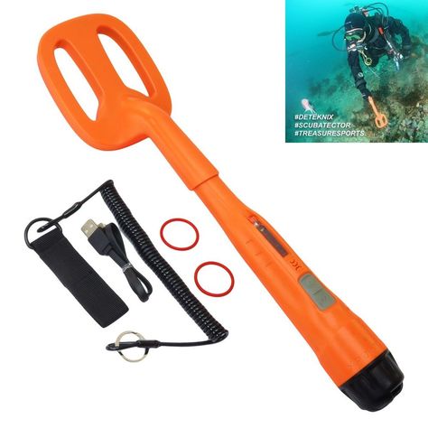 Quest XPointer Scuba Tector Underwater PI Li-Poly Metal Detector #Quest Water Leak Detector, Radon Detector, Metal Detectors For Sale, Underwater Metal Detector, Gold Detector, Metal Detectors, Metal Detector, Treasure Hunting, Treasure Hunt