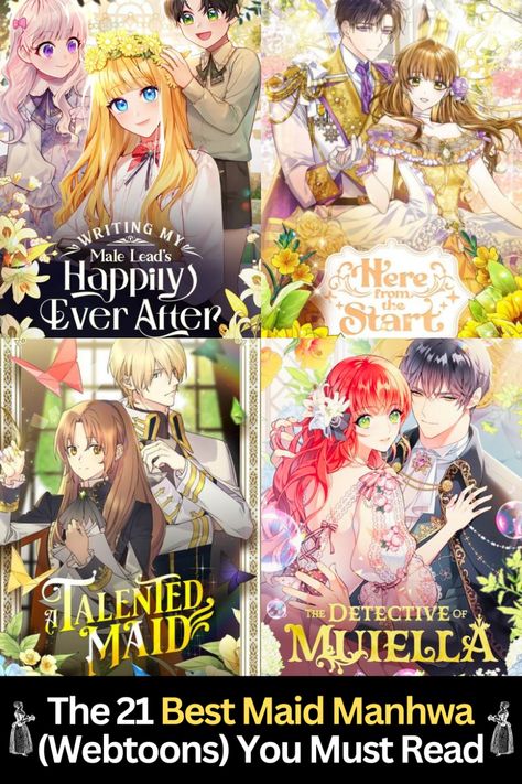 Best Maid Manhwa Recommendation : Maids For The Win! Morden Romance Manhwa, Chinese Manhua Recommendations, Maid Manhwa, Good Romance Manga, Historical Manga, Manhua Recommendations, Manhwa List, Manhwa Recommendation, Historical Romance Manga