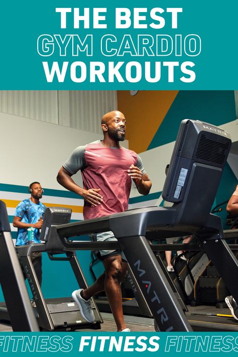 Hate long cardio sessions? Try one of our interval cardio workouts for the gym. Cardio Leg Workout Gym, Best Cardio Workout At Gym, Good Cardio Workouts Gym, Gym Cardio Workouts, Cardio At The Gym, Cardio Workouts At The Gym, Workouts For The Gym, Indoor Cardio Workout, Begginer Workout