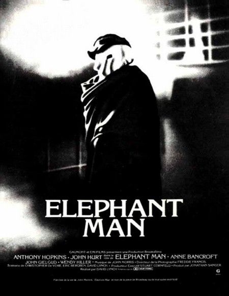 Joseph Merrick, The Elephant Man, Classic 80s Movies, 80s Movie Posters, Mulholland Drive, Anne Bancroft, Black And White Movie, Septième Art, I Love Cinema