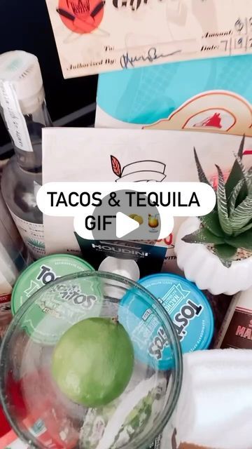 Kaycee Greer on Instagram: "Taquitos & Tequila house warming gift! This was so fun to put together & perfect for the taco & tequila lover. What do you think? Save this idea for later or share with a friend🌮🍹 @mission_chips @casamigos @tostitos @worldmarket @tajinusa @tresagaves @masterofmixes_ 

Follow @thegiftstagram for more ideas, gifts, guides, tips & more! 
.
.
.
,
#tacos #taco #tequila #tacosandtequila #tacotuesday #gift #gifts #gifting #giftbasket #giftbaskets #giftidea #giftideas" Taco Gift Basket Ideas, Tequila Gift Basket Ideas, Tequila Gift Idea, Tequila Gifts Basket, Taco Gifts, Tequila Gift, Tacos And Tequila, Taco Lover, Taco Tuesday